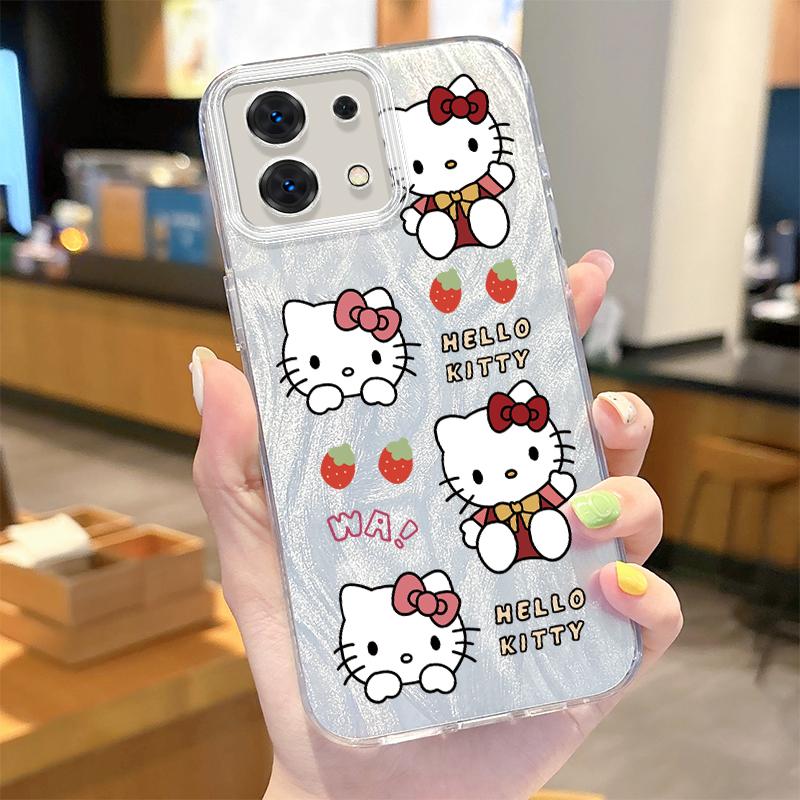 Sanrio Hello Kitty Camlet Case for Xiaomi Redmi Note 13 12 Pro Plus 12S 11S 5G 11 10 9 4G 13C 12C 10C 9C A3 A2 A1 Hard Cover