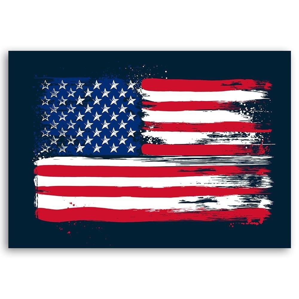 Canvas print American flag