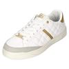 Admiral MARTON QUILT AD833 Sneakers, Unisex, White/Gold, Size 26.0cm