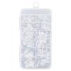 240Pcs/Box Fake Nails Semi-Matte French Almond Acrylic Water Drop Almond False Nail Tips For Extension Tip Manicure Tool
