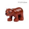 Big Size Building Blocks Forest Animals Lion Deer Panda Beast Enlightenment Toys Compatible Large Blocks Children Kids Gifts