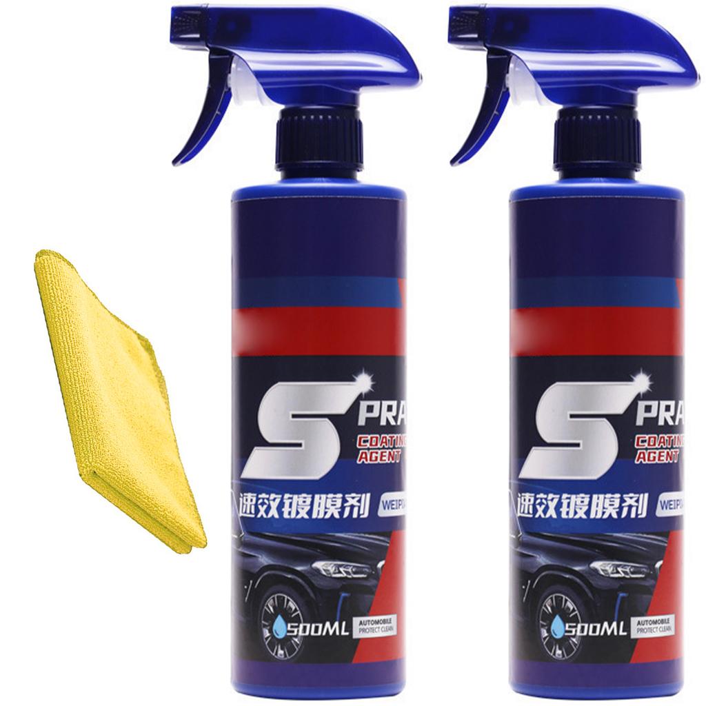 2PCs Car Surfaces Renewal Sprays Auto Coating Formula Automotive Paint Restorer Liquid Vehicle Surfaces Coating Liquid