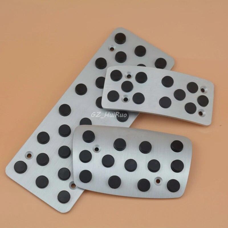 Aluminum AT/MT Accelerator Brake Foot Rest Pedal Pad Cover For Subaru XV Legacy Forester OutBack Tribeca Levorg WRX STI Impreza