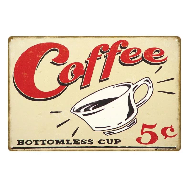 Homemade Pies Retro Plaque Breakfast Diner Metal Tin Signs Cafe Bar Pub Signboard Wall Decor Vintage Food Plates YJ166
