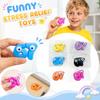 Novelty Number 67 Stress Relief Toy with Movable Eyes Soft Squeeze Fidget Gadget for Sensory Play and Anxiety Reduction Random Color