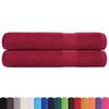 VidaXL Sauna Towels 2 Pcs Bordeaux 80x200cm 360 G/m² 100% Cotton, Towel, Bath Towel, Cotton Towel 136743
