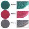 20 Pcs 6 Inch Scrubbing Pad Made of Nylon with Backed Flocking for Self-adhesion Multiple Grit Sizes Suitable for All Scenarios