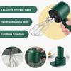 Kabelloser elektrischer Schneebesen-Handmixer, 3-Gang-Doppelstangensteuerung, kabelloses Design, Handfedermixer für Eier, Sahne, Milch