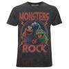 Sesame Street Unisex Adult Monsters Of Rock Washed T-Shirt