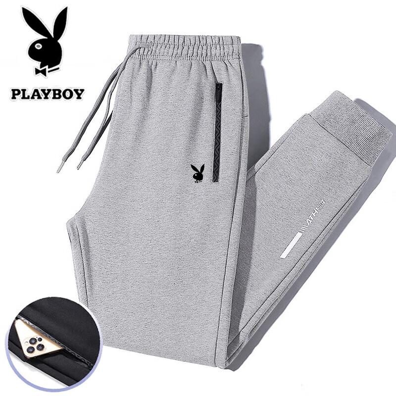 PLAYBOY Men's Plush-Lined Straight-Leg Casual Pants