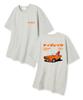 TI.GLAKE Surfing Car Oversized Short Sleeve T-Shirt Oatmeal