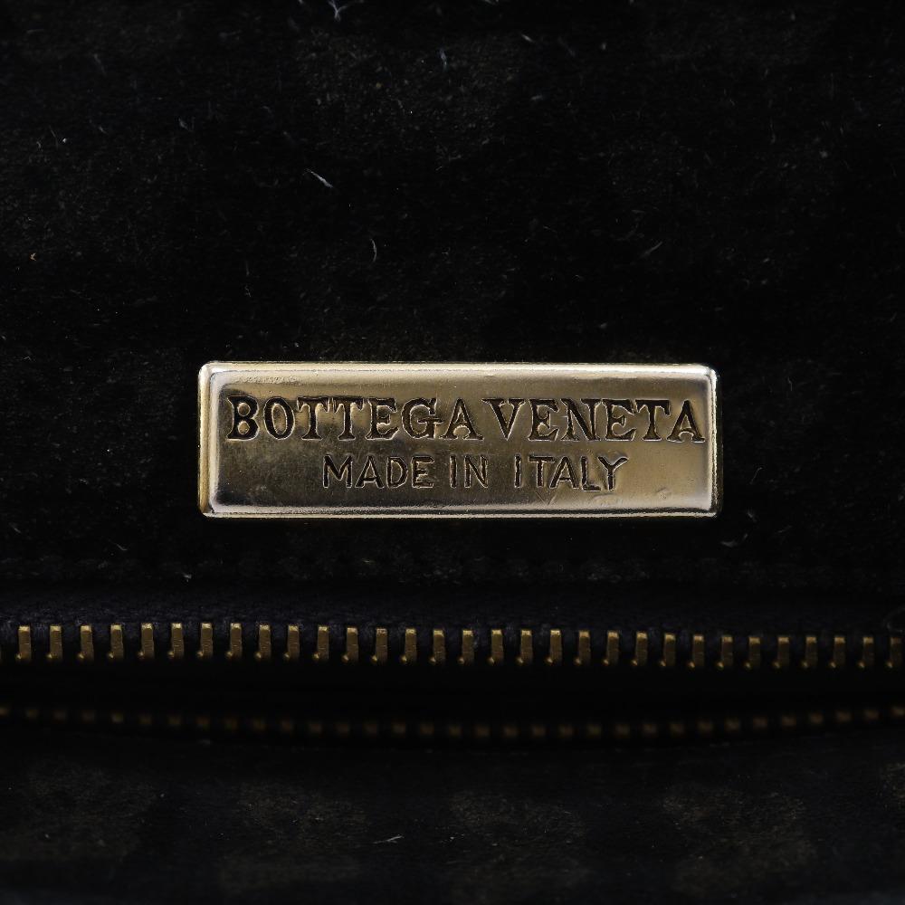 BOTTEGAVENETA 2WAYShoulder Tote Bag Butterfly Pattern Black Suede Butterfly Women Used