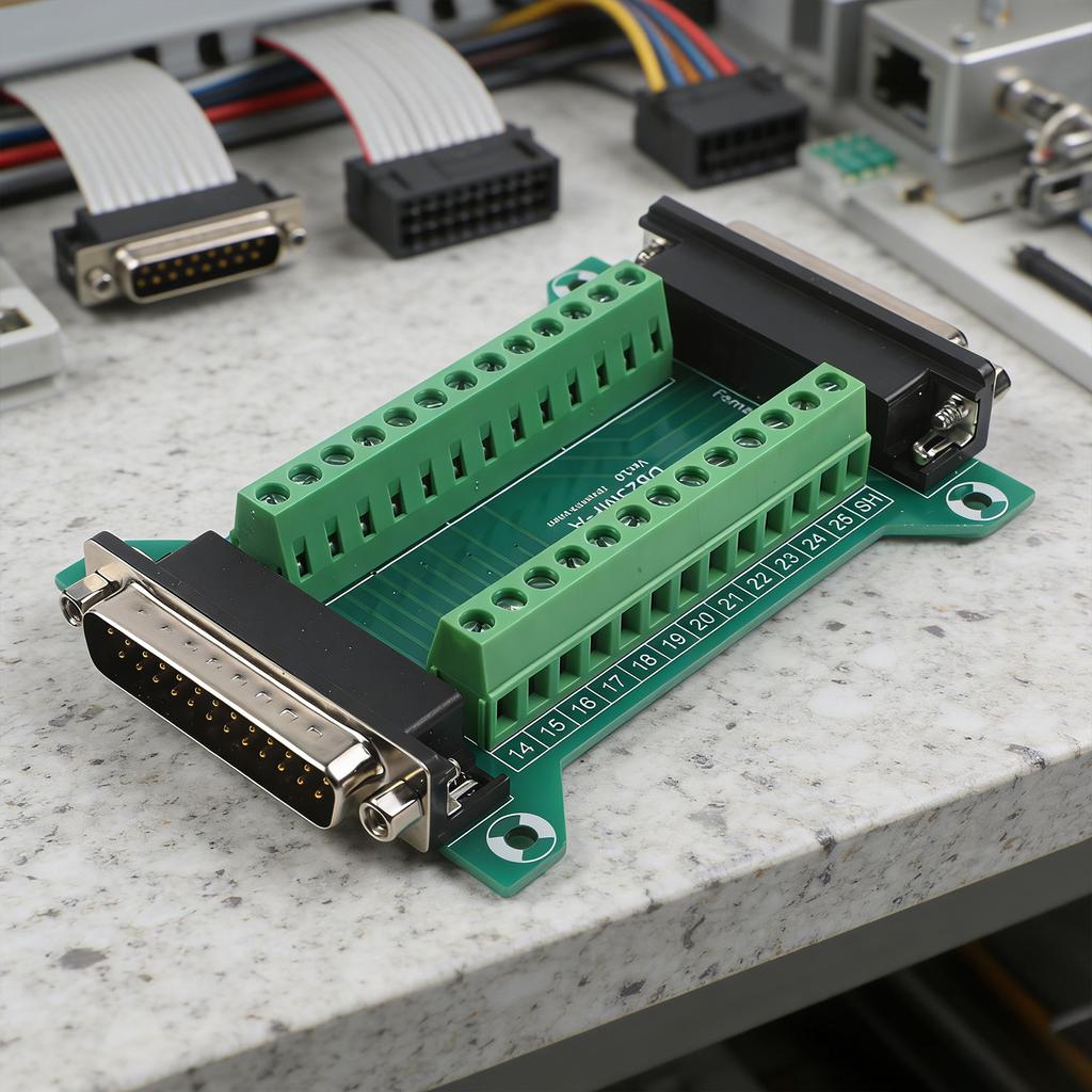 Solderless Connector DB25 Adapter For Field Use Dual-ended Design For 25-pin Devices Male Female Connector Adapter