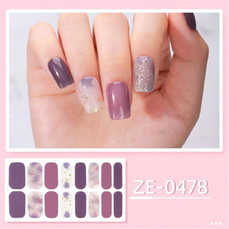 Nail Polish Sticker Nail Strips Nail Polish Art Stickers Wraps Sticker Nails