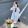 New Arrival: Korean Style Puff Sleeve Princess Summer Dress for Girls