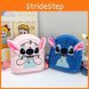 Hairy Anime Stitch Backpack For Teens Cushioned Shoulder Straps Fabric Durable