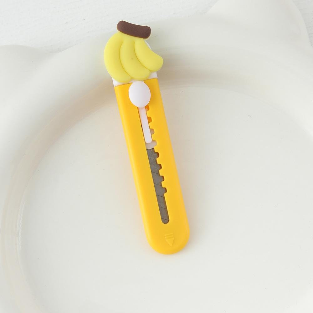 Cartoon Mini Dismantle the Courier Knife Unpack Tool Paper knife Art knife Metal Retractable Blade Knife For Stationery Supplies