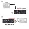 xiwai to U2 Kit NGFF to HD Mini SAS NVMe PCIe SSD SATA Adapter for Motherboards SFF-8643 M-Key