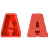 Epoxy Mold Reusable Anti-deformed Easy Demoulding Non-stick Flexible DIY Irregular Form Capital Letter Candle Stencil for Party