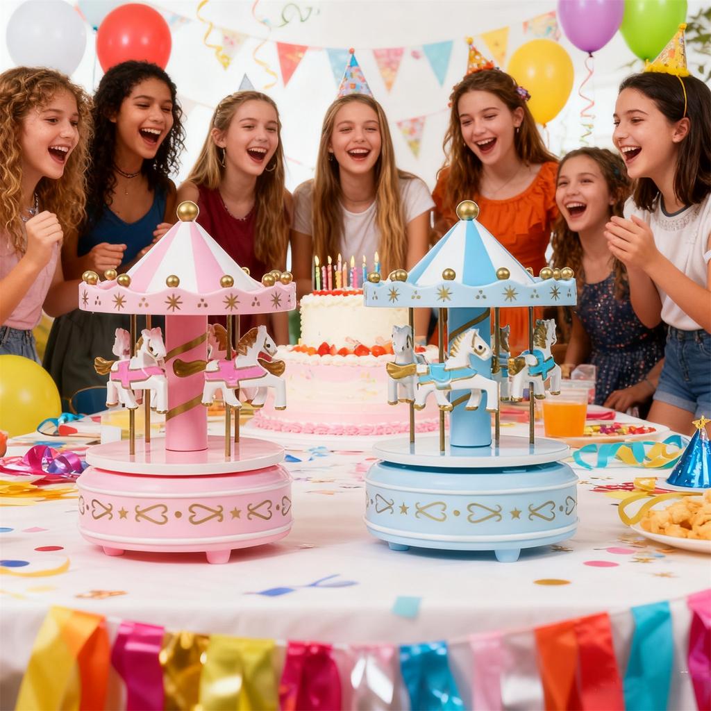 Cake Decoration, Carousel, Christmas Music Box, Music Box, Music Box, Birthday Gift For Girls