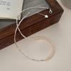 French Vintage Pearl Broken Necklace with Several Pairs of Spliced Collar Chain, Light Luxury and Trendy