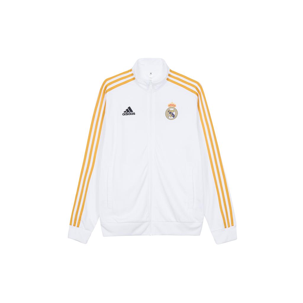 New Adidas Real Madrid C.F Jacket Men's White HY0618
