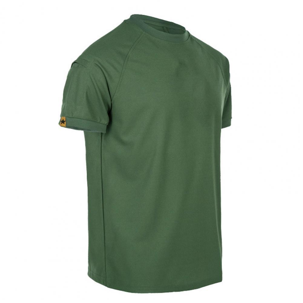 Tactical T-Shirts Men Sport Outdoor Military Tee Quick Dry Short Sleeve Shirt Hiking Hunting Army Combat Men Clothing Breathable