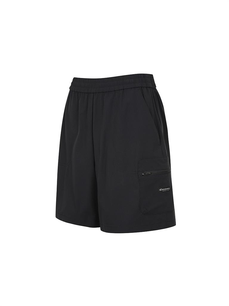 DISCOVERY EXPEDITION Freshvent Women'S Semi-Wide Cargo Shorts (Black)