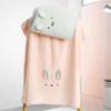 High-density Coral Fleece Towel Cartoon Three-dimensional Cute Rabbit Ears Face Towel Thickened Without Shedding Hair Embroidered Men's and Women's