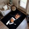 Elvis Presley Legende Bodenmatte Design für Eingangsbereich Esszimmer Spielzimmer Arbeitszimmer Rutschfeste Teppich Büro Heimdekoration Spirituelles Geschenk
