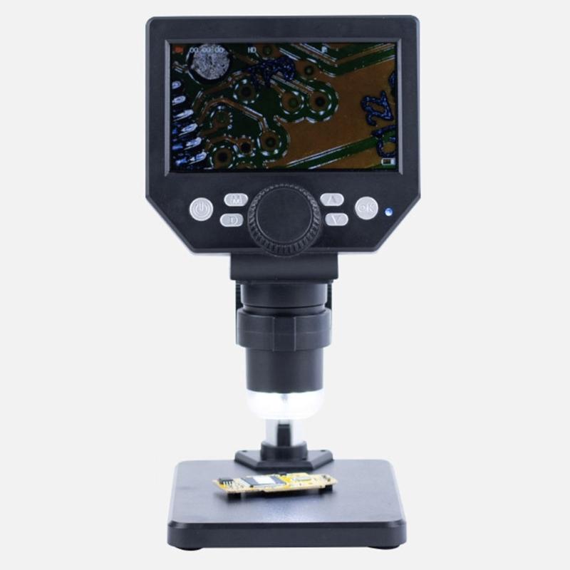 4.3inch Digital Microscope With 1000X Magnification LCD Screen For Hobbyists Circuit Repair And Jewelry Inspection