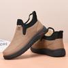 New Winter Women's Shoes, Velvet, Warm and Comfortable Short Boots, Fashionable and Casual Mom's Shoes, Soft Surface, Soft Sole, Flat Snow Boots