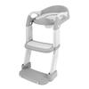 Children's Toilet Seat Stairway Adjustable Baby Toilet Folding Stand Step Stool Toilet Seat Ring with Nonslip Pad for Boys Girls