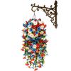Simulated Eucalyptus Morning Glory Vines with Basket Flowers Plants Baskets Artificial Hanging Plants for Veterans Memorial Day