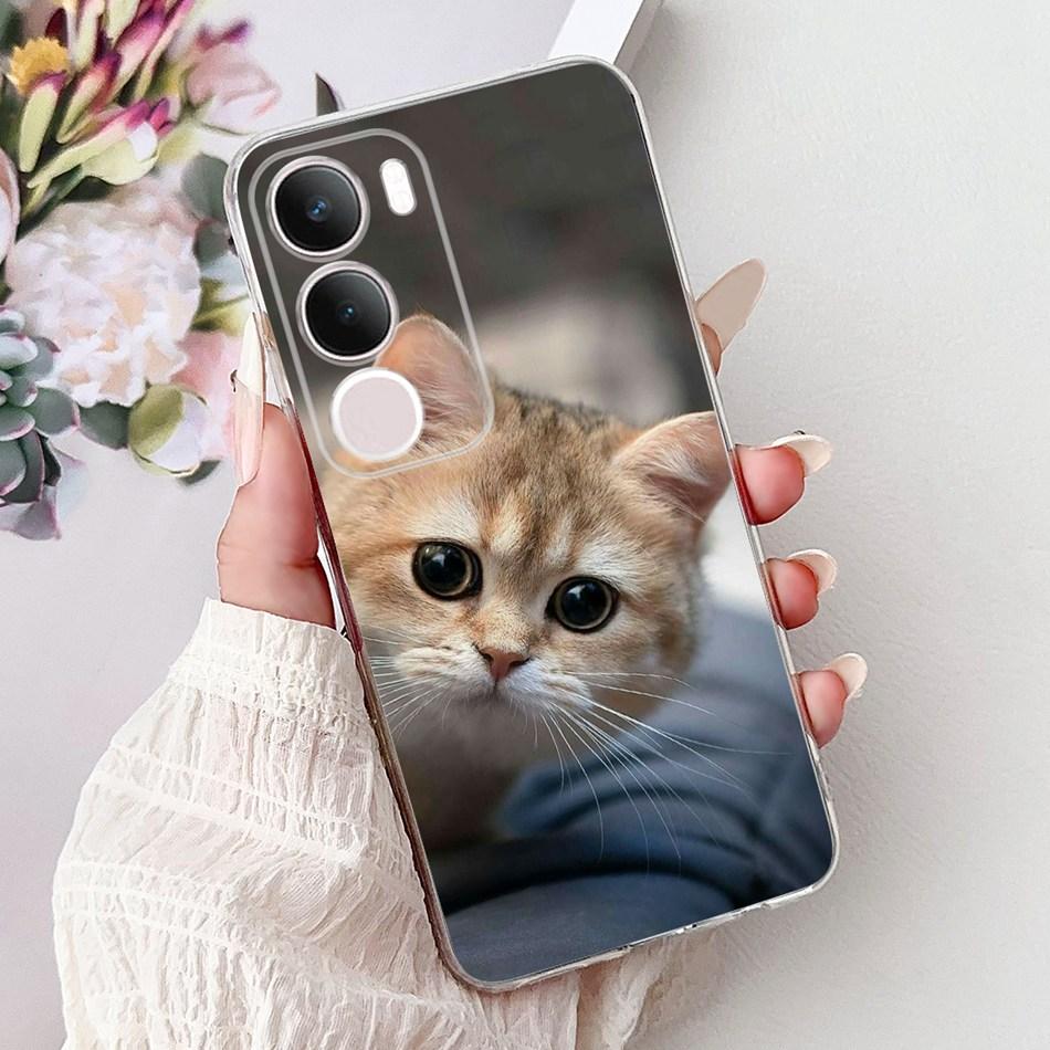 For Vivo Y19S V2419 Elegant Floral Butterfly Painting Phone Case For Vivo Y19s Y 19S 4G Soft Silicone TPU Cases