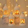 Christmas Desktop Ornaments Mini LED Night Lamp Portable Handle Electric Santa Claus Merry Christmas Lantern New Year Gift