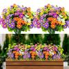 Daisy Artificial Flowers 33cm Fake Flower Plastic Plant for Home Decor Garden Wedding Decoration Outdoor DIY Flower Pot Ornament