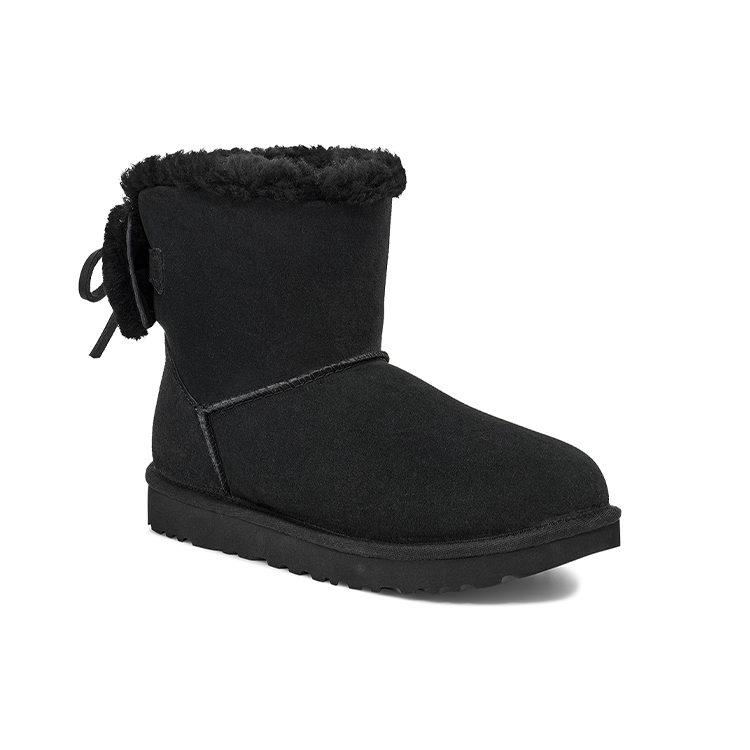 UGG Classic Double Bow Mini 'Black' Women's 1127130-BLK