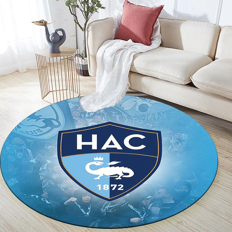 Le Havre AC,Round Area Rug,Carpet Rug for Living Room Bedroom Sofa Playroom Decor,Non-slip Floor Mat