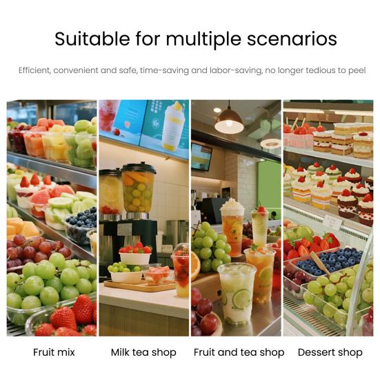 Automatic Peeling Machine Electric Portable Garlic Peeler Fruit Skin Remover Machines for Grapes Tomato Cherry