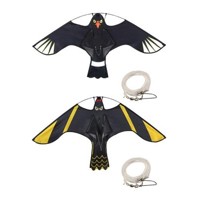 Windproof Bird Deterrents Flying Kite For Crop Protection Bird Scarer Flying Kite Nylon Fabric And Plastic Frame