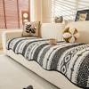 Nordic Wind Special-Shaped Sofa Cushion, One-Piece Four-Season Universal Non-Slip Seat Cushion, Dust-Proof And Dirt-Resistant Fixed Cover