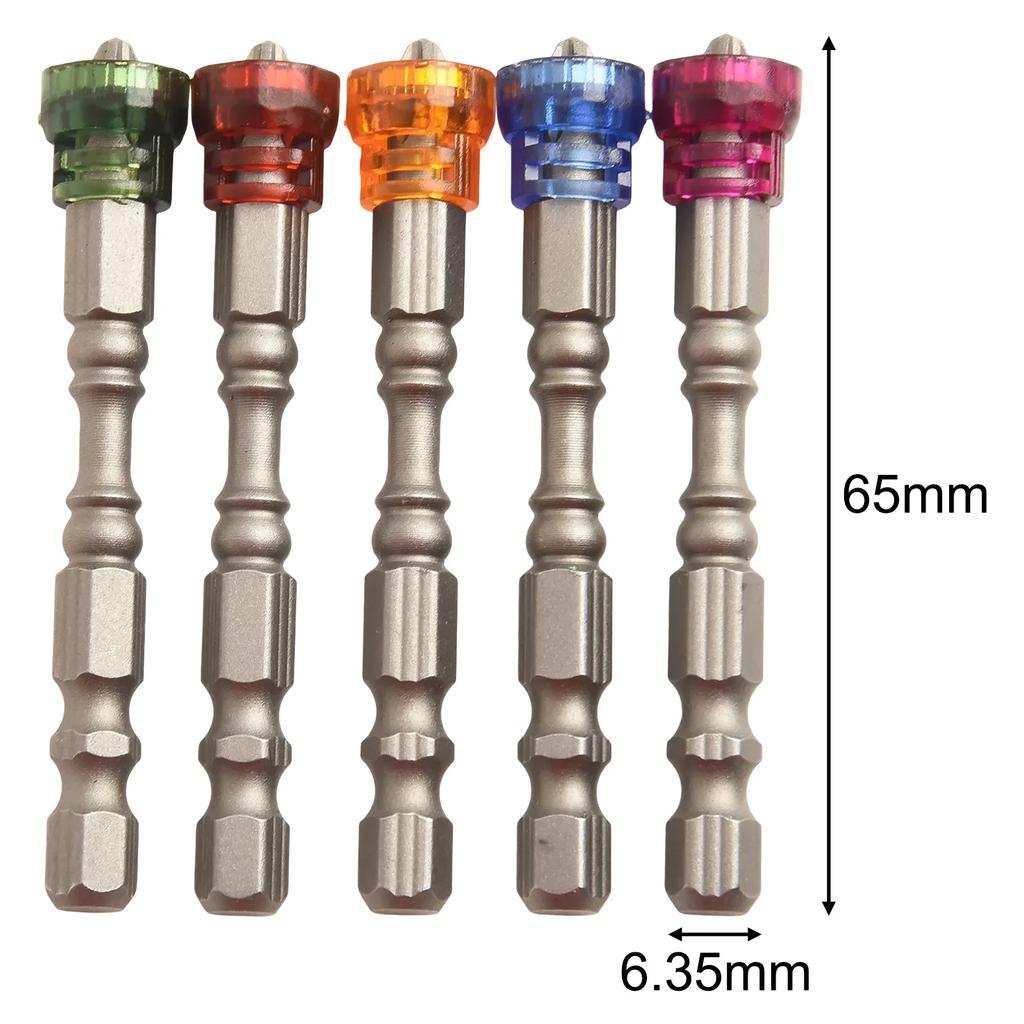 5pcs Drywall Bits Magnetic Screwdriver Bits Set 1/4 Inch Hex Shank For Electric Drill Power Tool Accessories