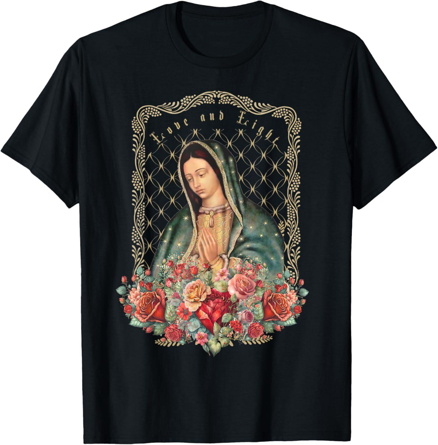 NEW LIMITED Our Lady Of Guadalupe Virgin Mary Catholic Saint T-Shirt XXXXL