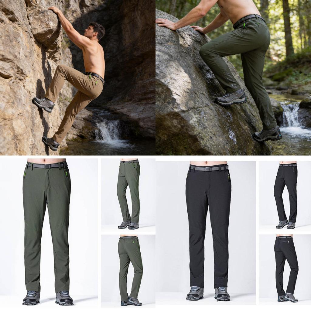Outdoor Sports Breathable Elastic Hiking Pants For Camping And Climbing