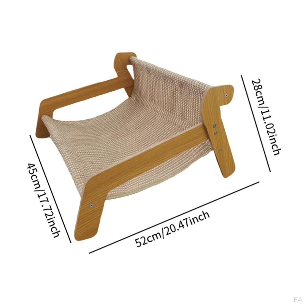 Cat Scratcher Bed Cats Modern Stylish Sofa Shaped Indoor Sleeping Cartoon Furniture Elevated