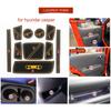 Smabee Gate Slot Cup Pad for Hyundai Casper 2024 2024 Anti-Slip Door Groove Mat Non-Slip Mats Interior Accessories Coaster