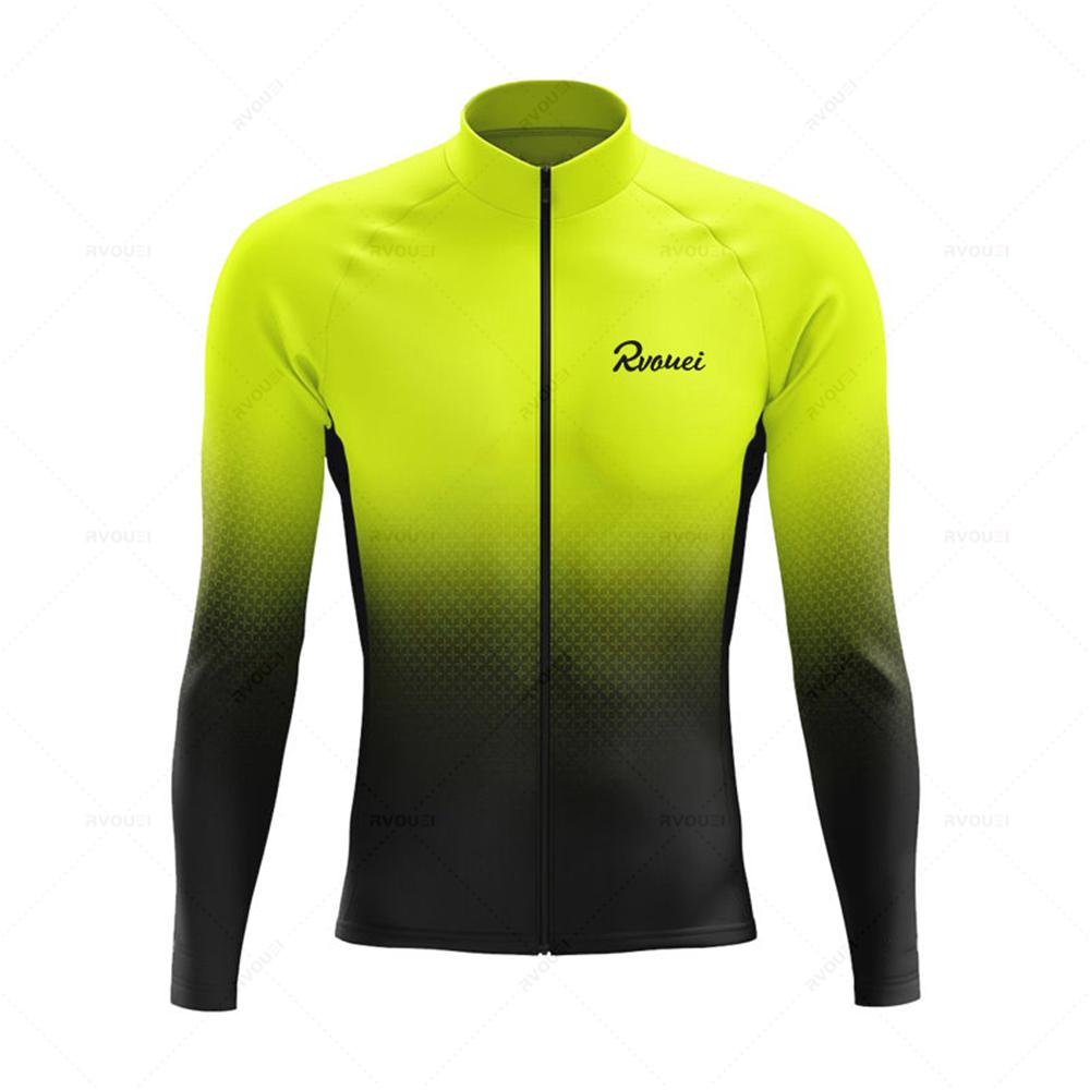 Rvouei Pro Team 2026 Spring and Fall Mens Long Sleeve Cycling Sets Bicycle Clothing Mountain Bike Clothes Suits Ropa Ciclismo