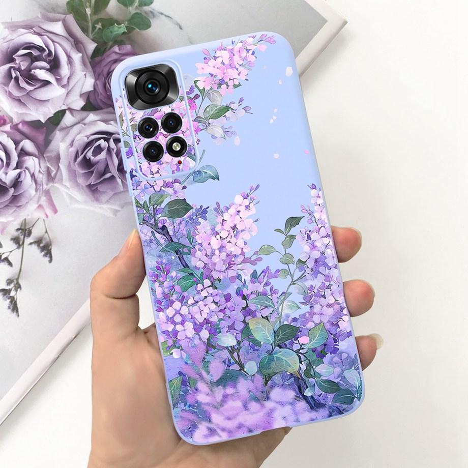Für Xiaomi Redmi Note 11 4G Hülle Weiches Flüssigsilikon Süße Katze Schöner Stoßfänger Fundas Für Xiaomi Redmi Note 11 Pro Note11s 4G 5G