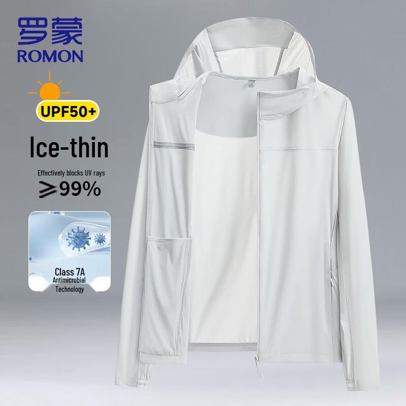 ROMON Men s Lightweight UV Protection Hooded Jacket 5XL